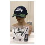 New Seattle Seahawk Hat & Wilson Jersey