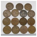 Vintage Australian Pennies