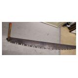 vintage two-man crosscut saw