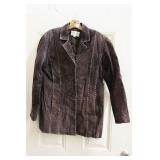 vintage suede leather jacket Medium