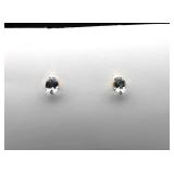 14K Gold Aquamarine Earrings