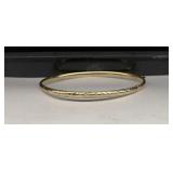 14K Gold Bangle Bracelet