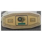 Seattle Mariners baseball-themed cribbage board