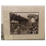 1948 Tour De France Photograph Matted 20' x 16'