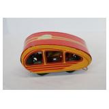 Vintage Japanese Tin Litho House Trailer Toy