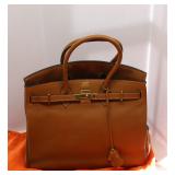 Hermes Leather Birkin 40 Hand Bag ( Like New )