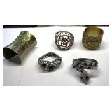 Estate Costume Jewelry Bracelets Lot