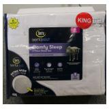 New King Serta 6 Piece Sheet Set