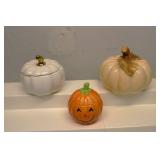 Ceramic Pumpkin Candle & Home Decor Items