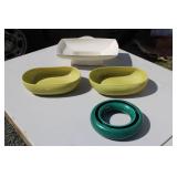 MCM Pottery set 4 Planters