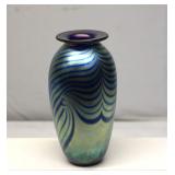 Robert Eickholt Art Glass Vase 1985 Date