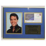 Elvis Presley Commemorative Cachet Framed