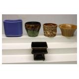 Mid Century Plant Pots Lot