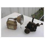 Vintage Knife Sharpener & Flashlight