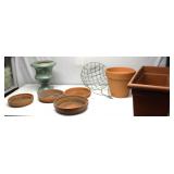 Terra Cotta Plant Pots & Hanging Basket
