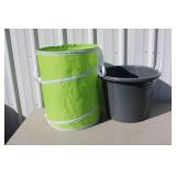 Large Plastic Tote & Laundry Basket