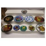 1960s Copper Enamelled Coasters Set