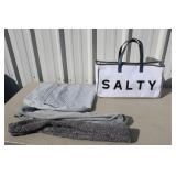 Salty & Seahawk Bags W 2 Scarfs