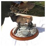 Winter Call Elk Statue