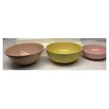 Mid Century Mixing Bowls set of 3