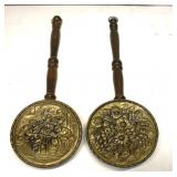 Brass Wall Pocket set of 2