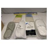 New Slippers & Shower Curtains Lot