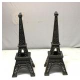Cast Iron Eiffel Tower Votive Candle Holder set 2