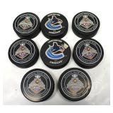 NHL Sport Hocky Pucks Lot