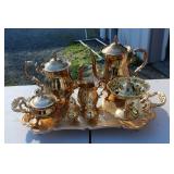 Gold Plated Coffee & Tea Set