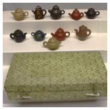 Vintage Miniature Yixing, Zisha Clay Teapots