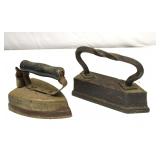 Antique Irons set of 2