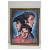 Elvis Presley 3 Faces Of Elvis Print 20" x 26"