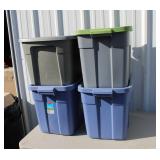 Plastic Totes set of 4