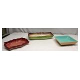 California & Los Angeles Potteries Dishes set 3