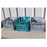 Plastic Storage Containers set of 3