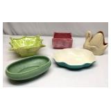 MCM Pottery Planters set of 5