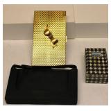 Vintage Voluptï¿½ Gilt Powder Compact 1950