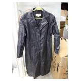 Omint Leather Full Length Men's Coat Size XL