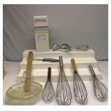 New Mixers & Strainer Lot