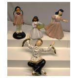 Mid Century Ceramic Figures Lot