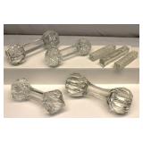 Vintage Glass Knife Rests Lot