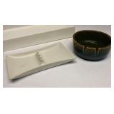 MCM Hyalyn & Heath Ceramic Ashtrays