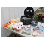 Sewing Yarn & Crochet Lot