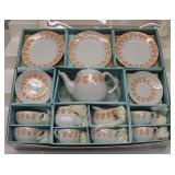 Mid-Century modern porcelain tea set