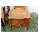 Vintage Side Table 22"W 22"D 21"T