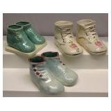 Vintage Pottery Shoes Lot