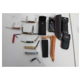 Vintage Pocket Knives & Cases Lot