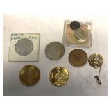 Masonic Coins & Misc. Items Lot