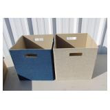 Fabric Cube Storage Bins (12.75" x 12.75") set 2