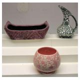 MCM California Pottery Mccoy Splatter Vases